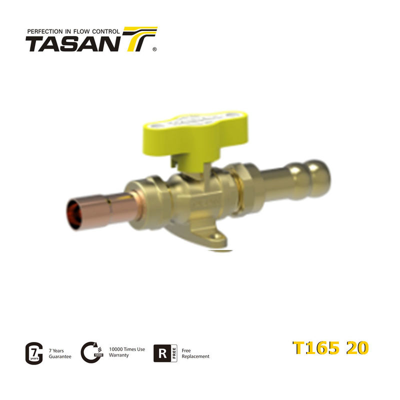 TASAN 1/2&quot;X14mm / 16mm ホース ガスライン ボールバルブ 手動ガスバルブ T165 20
