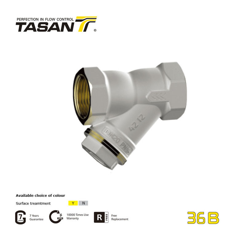 ANSI 1.6Mpa BSP NPT 1 インチの真鍮の逆止弁水 Y のこし器 36B